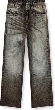 DIESEL® P-Theck Denim Print Pants