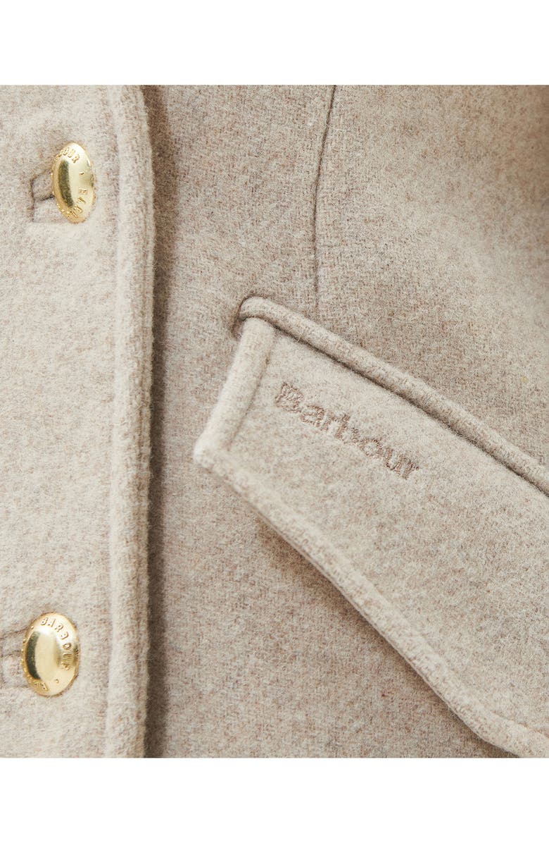 Barbour Inverraray Wool Blend Trench Coat, Alternate, color,