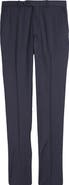 Peter Millar Harker Flat Front Stretch Wool Twill Dress Pants