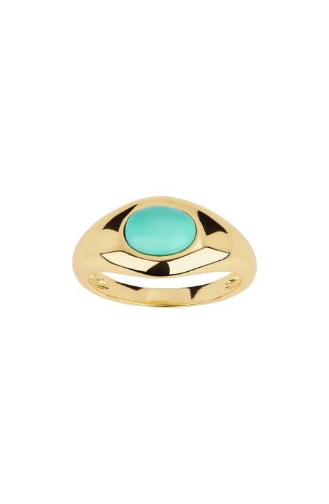 Athra Oval Howlite Dome Ring
