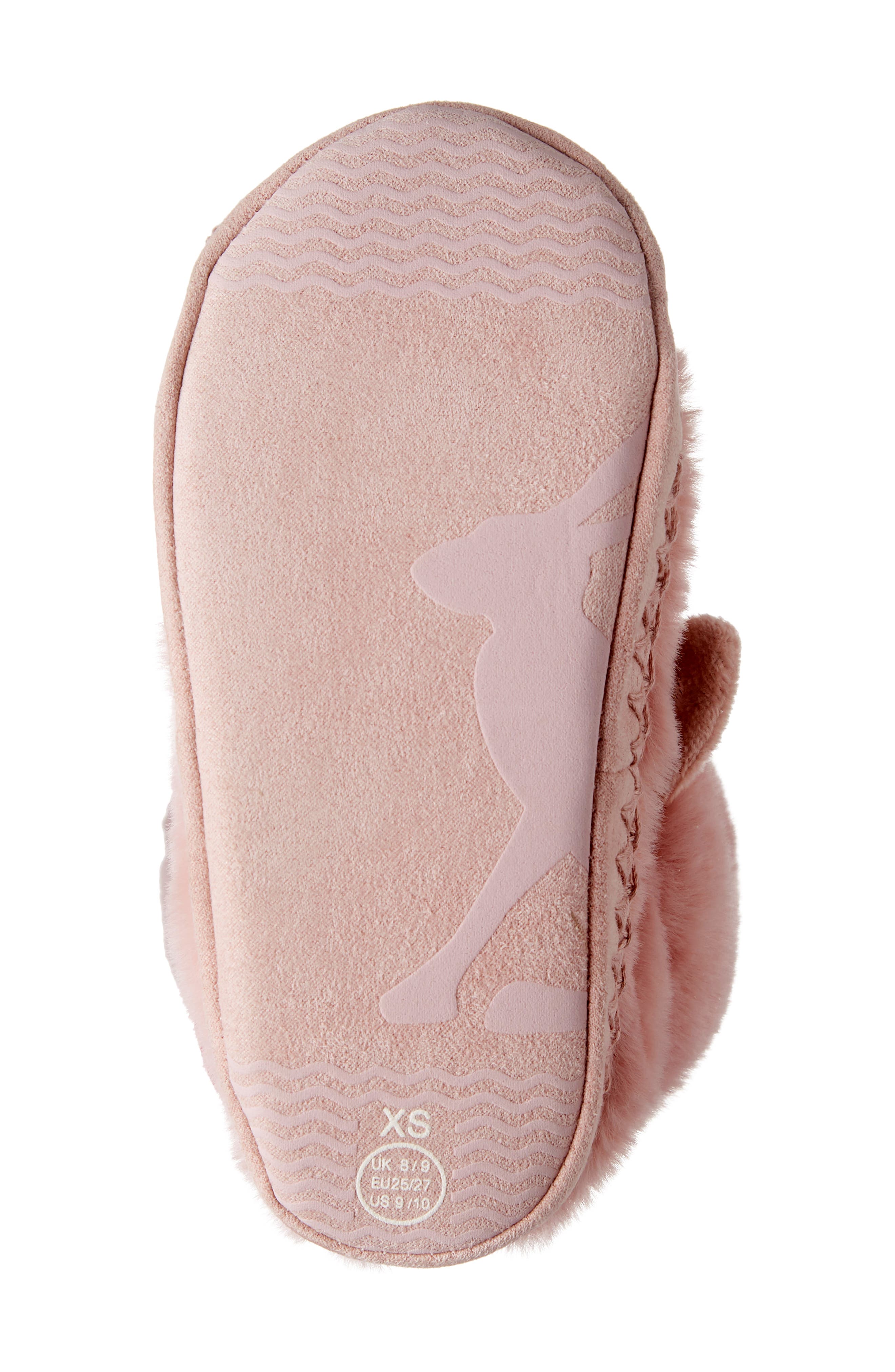 Fuzzy Slipper, Alternate, color, UNICORN