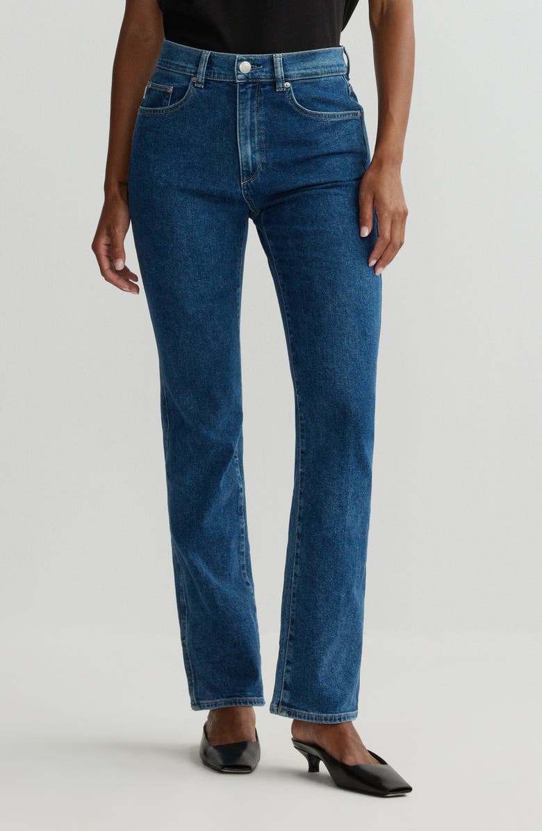 DL1961 Patti High Waist Straight Leg Jeans, Main, color, 