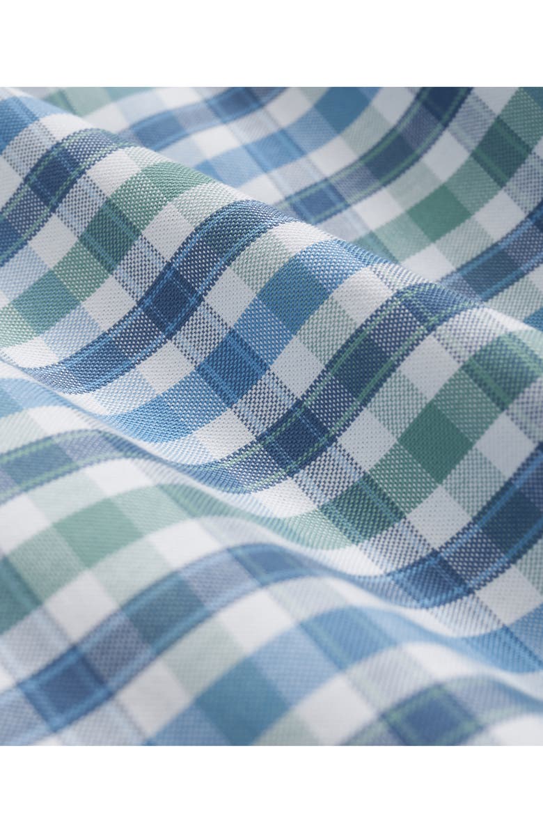 Brooks Brothers Regular Fit Check Stretch Cotton Button-Down Oxford Shirt, Alternate, color, 