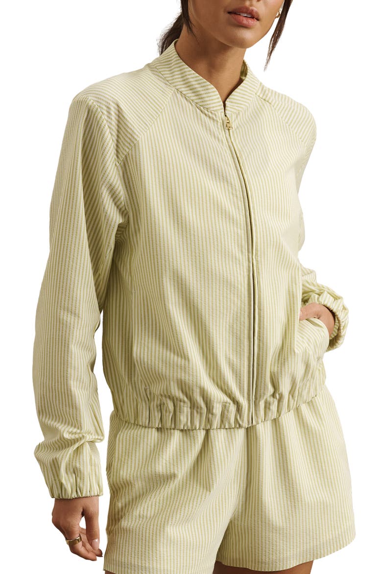 Saltair Seersucker Jacket, Main, color, CITRON SEERSUCKER