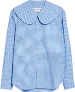 Comme des Garçons Girl Gingham Cotton Poplin Button-Up Shirt