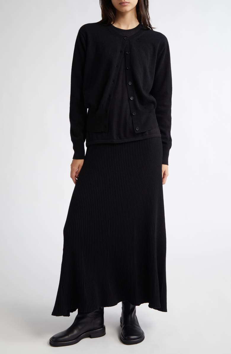 Johnstons of Elgin Cashmere Crewneck Cardigan, Alternate, color, 