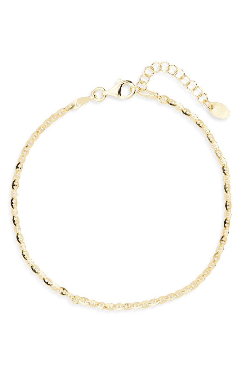 ARGENTO VIVO Mariner Chain Bracelet, Main, color, Gold