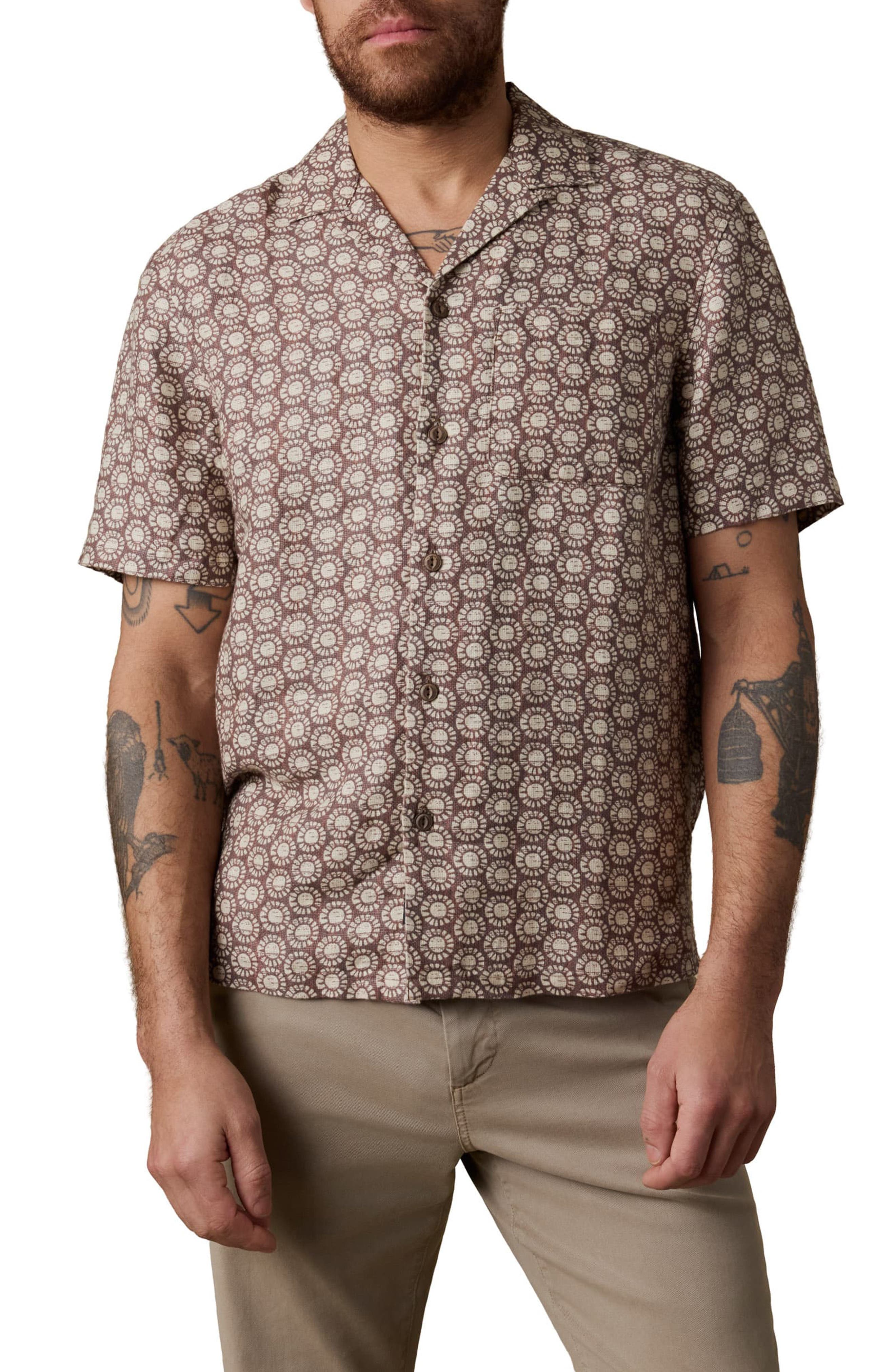 Palma Stripe Linen Camp Shirt - image 5