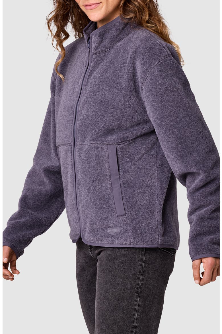 Deming Fleece Jacket, Alternate, color, SMOKY QUARTZ