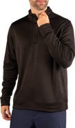 TailorByrd Luxe Performance Golf Fleece Quarter Zip Pullover