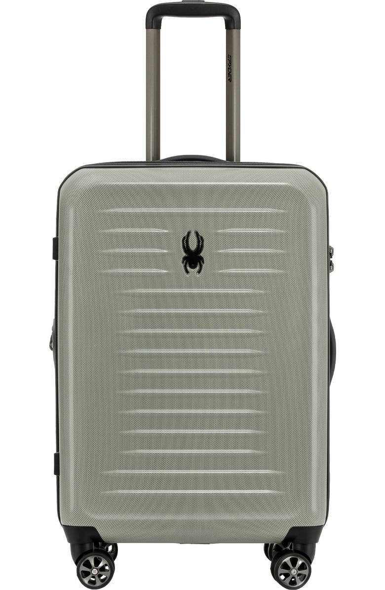 24660 Rails 25 Inch Expandable Hardside Upright Suitcase, Main, color, Moss Grey