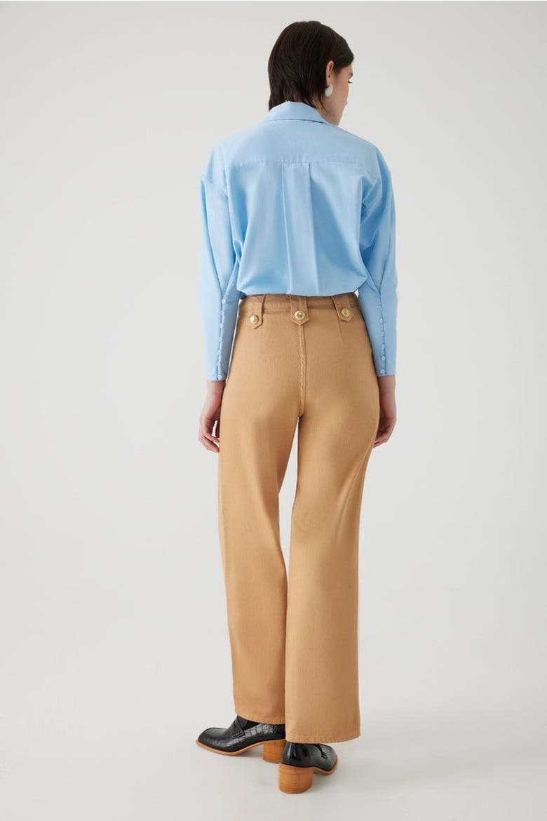 Aleron Denim Pants, Alternate, color, CAMEL