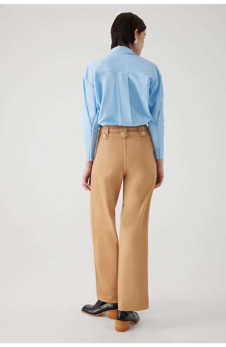 Exquise Aleron Denim Pants, Alternate, color, Camel
