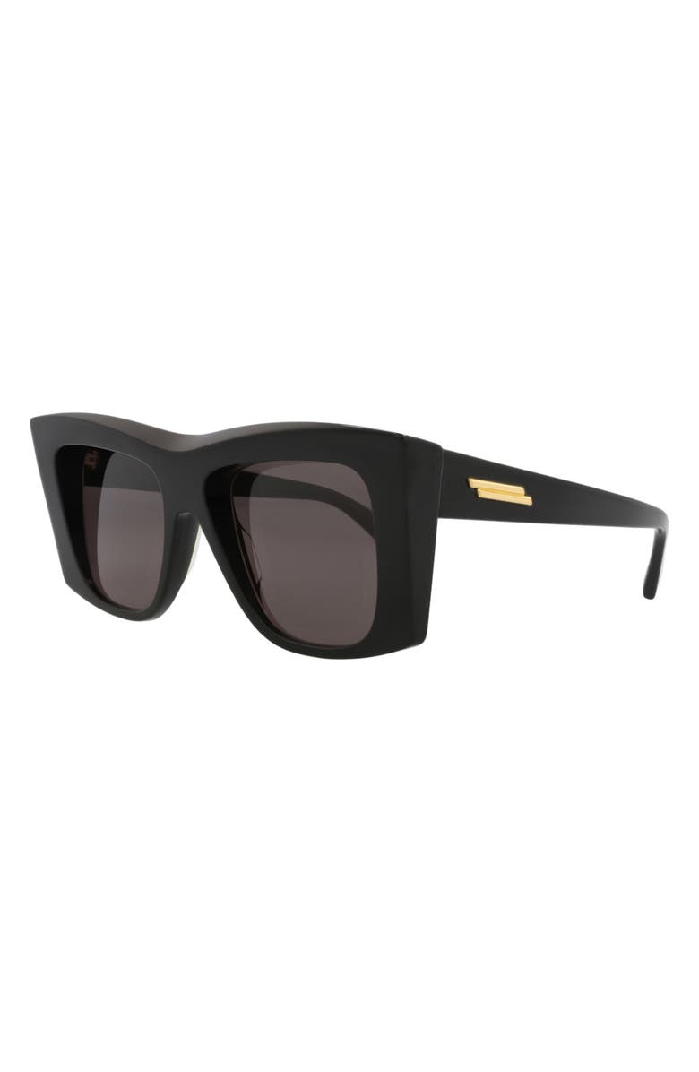 Bottega Veneta 54mm Square Sunglasses, Alternate, color,