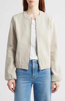 NIC+ZOE Cord Knit Bomber Jacket