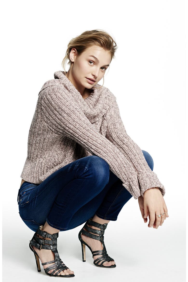 'Nico' Ankle Skinny Jeans (Nordstrom Exclusive), Alternate, color, RESTLESS