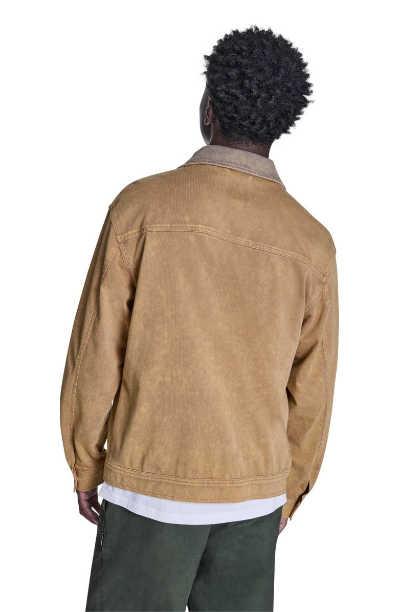 Converse Essential Zip Jacket, Alternate, color, Honey Stick