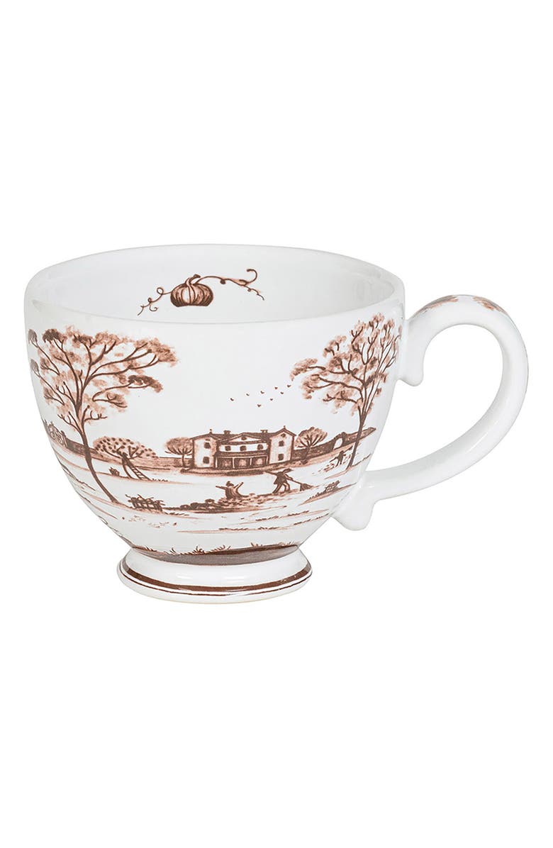 Juliska Country Estate Harvest Breakfast Cup, Main, color, Sepia