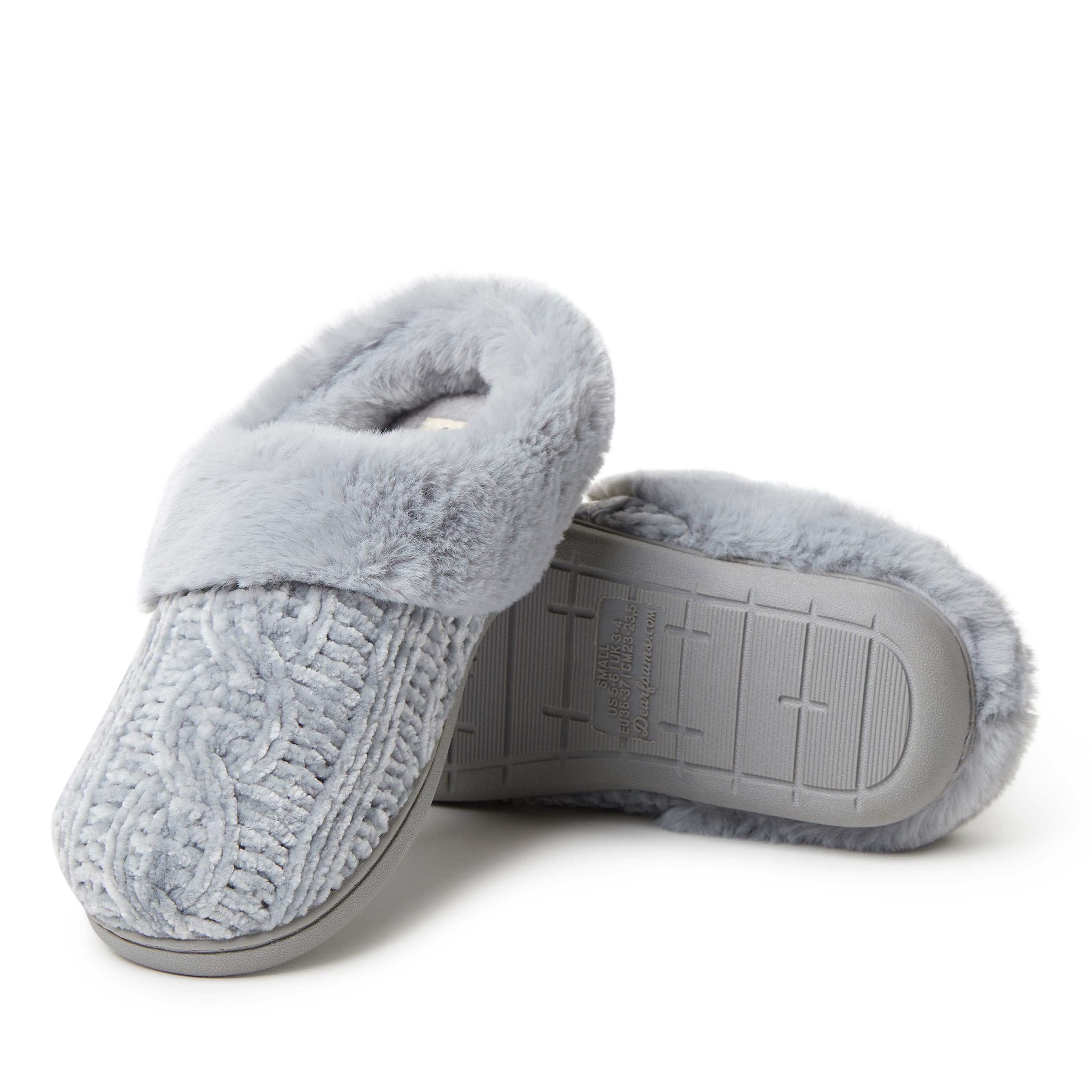 Claire Cable Knit Chenille Clog Slipper - image 4