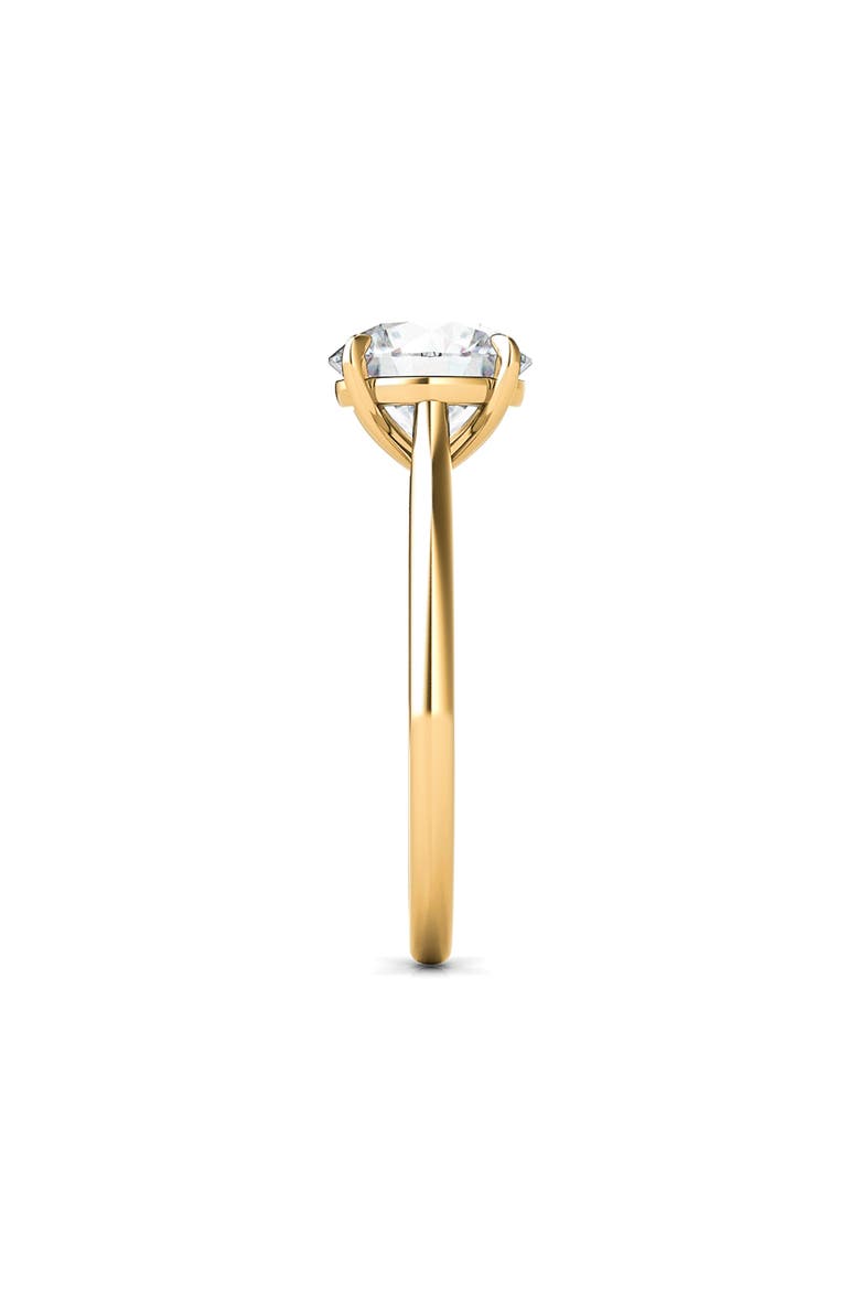 Round Brilliant Cut Lab Created Diamond Ring, Alternate, color, 3.00 CTW 18K YELLOW GOLD