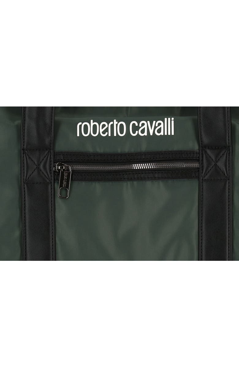 Roberto Cavalli Causal Drop Bottom Nylon Duffle Bag, Alternate, color,