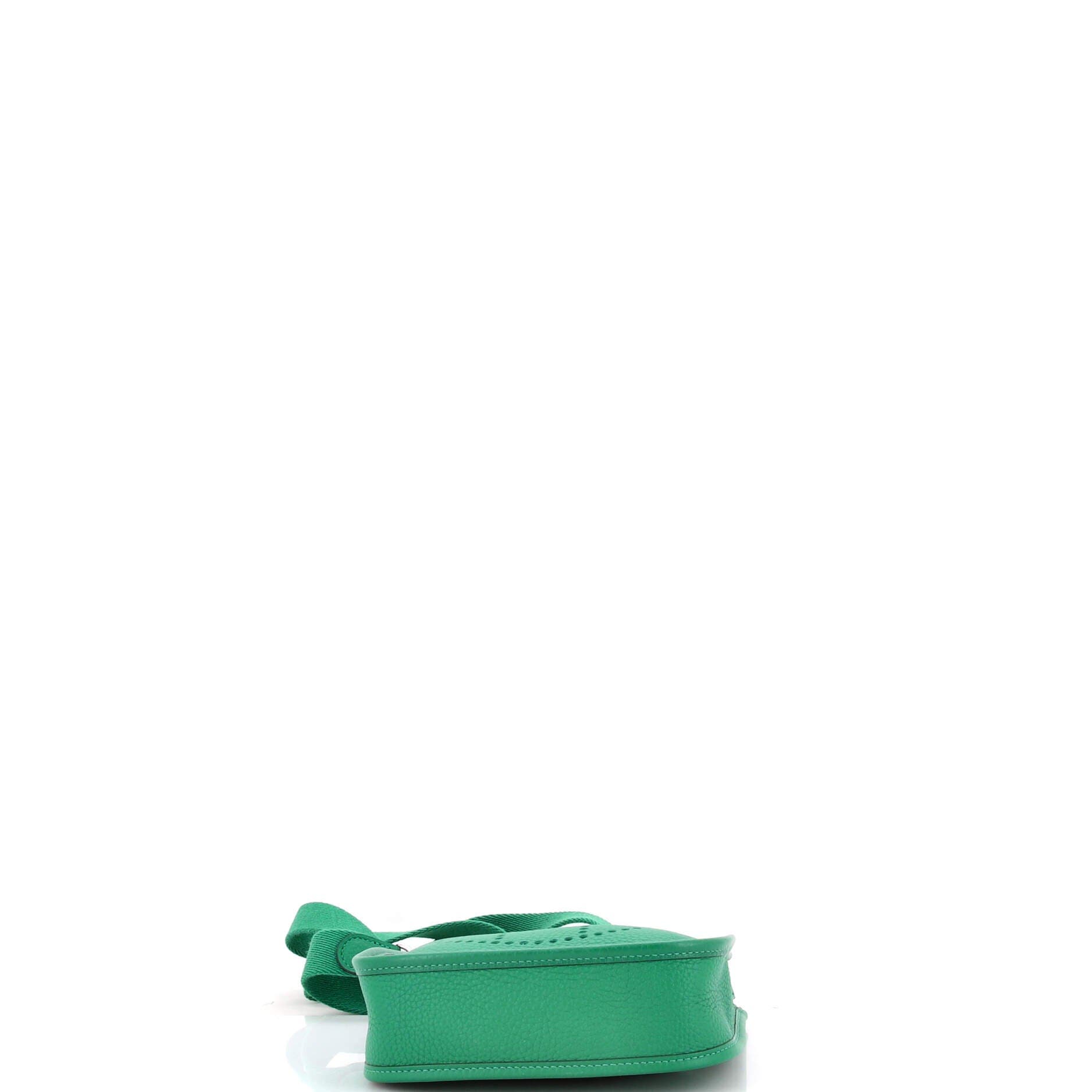 Pre-Owned Hermes Evelyne Bag Gen III Clemence TPM, Alternate, color, Green