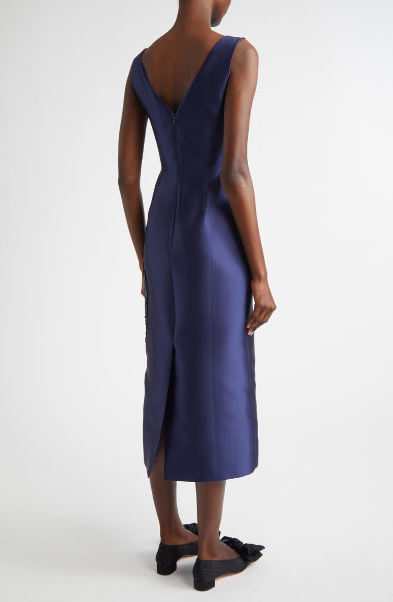 Erdem Sleeveless Pencil Cocktail Dress, Alternate, color, Beetle