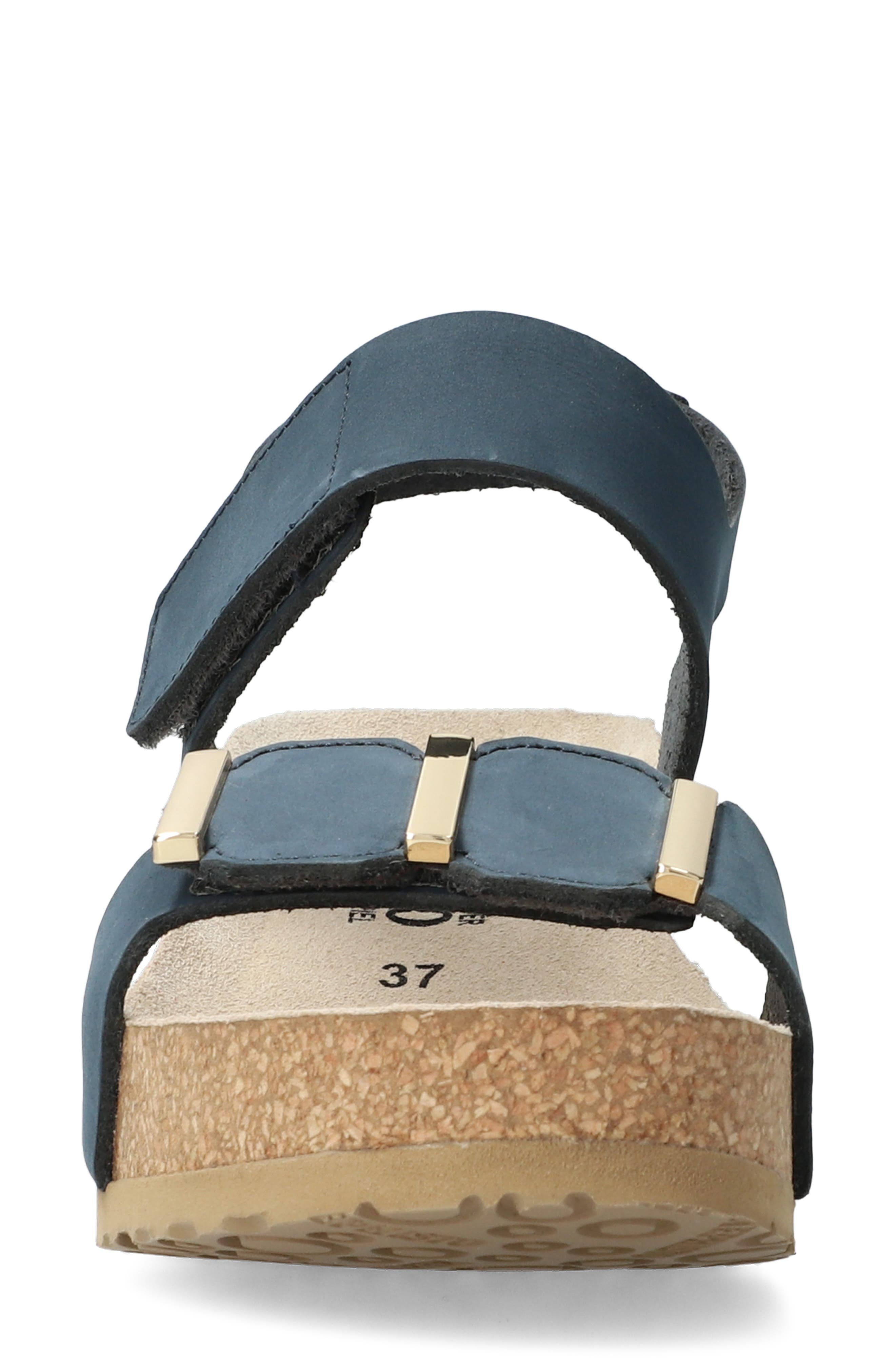 Mephisto Leonore Ankle Strap Sandal, Alternate, color, Navy