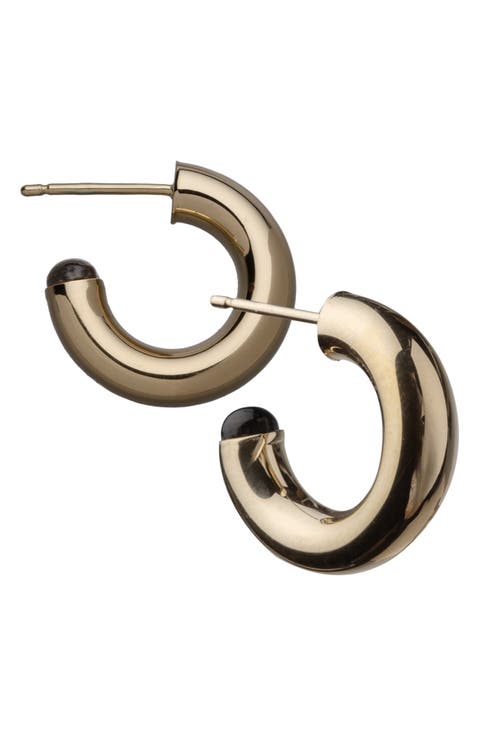 Laine 18k Gold Plated Hoop Earrings