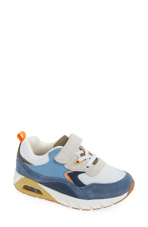 Next Kids' Bubble Mix Colorblock Sneaker In Blue/neutral Beige