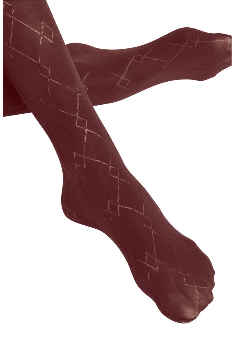 Check Mate Tights, Alternate, color, CAYENNE