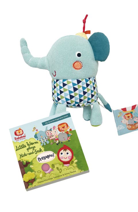 Lolo Elephant Hide-and-Seek Book & Plush Set
