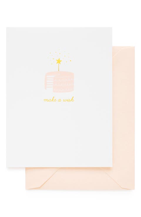 Make A Wish Card & Envelope