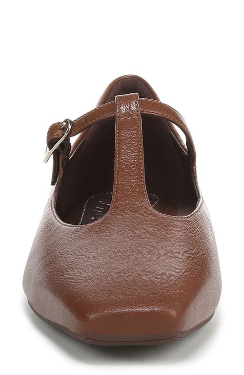 27 Edit Naturalizer Bella T-strap Flat In Brown