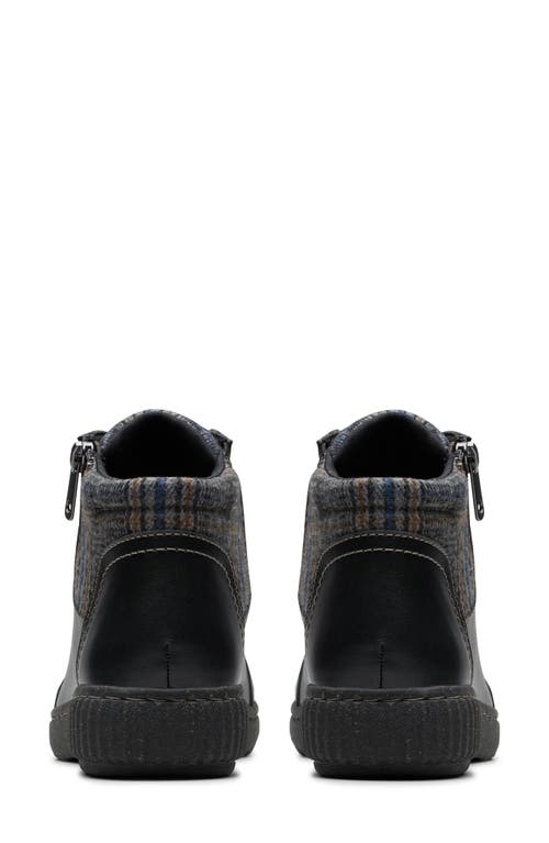 Clarks ® Caroline Spice Sneaker Boot In Black