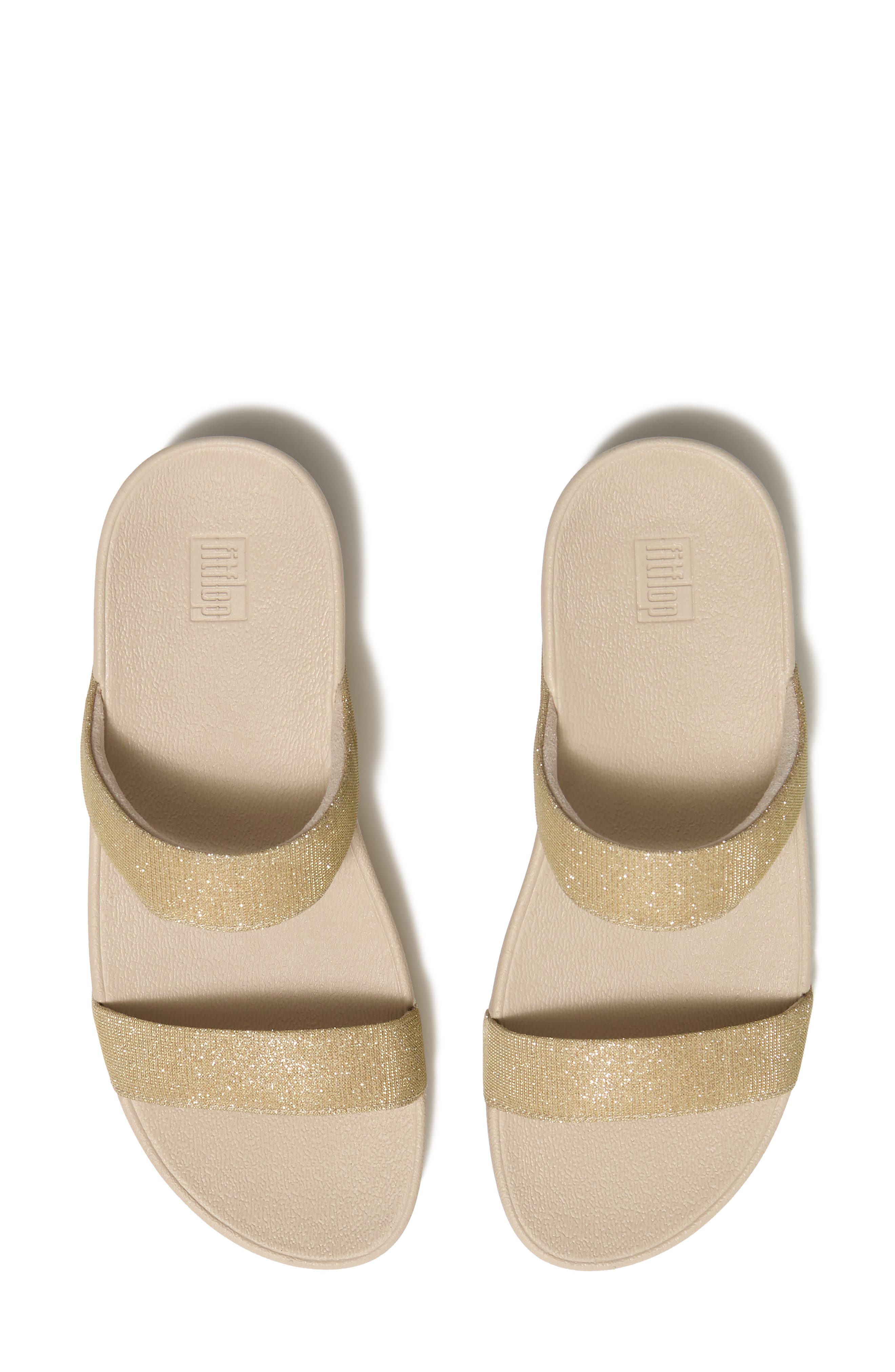 Flowrise Glitz Wedge Slide Sandal, Alternate, color, PLATINO