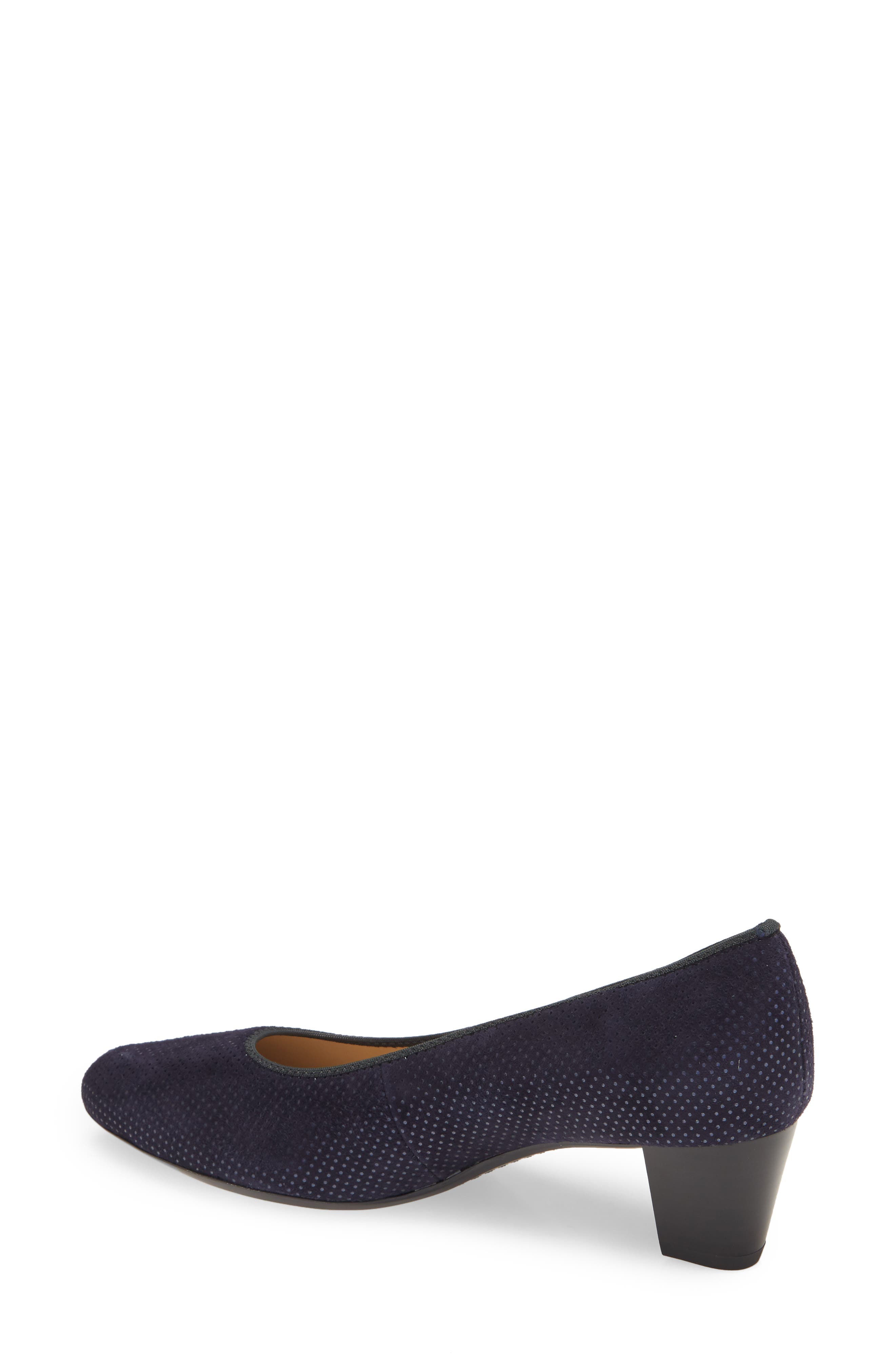 ara Kelly Pump, Alternate, color, Navy Punti Suede