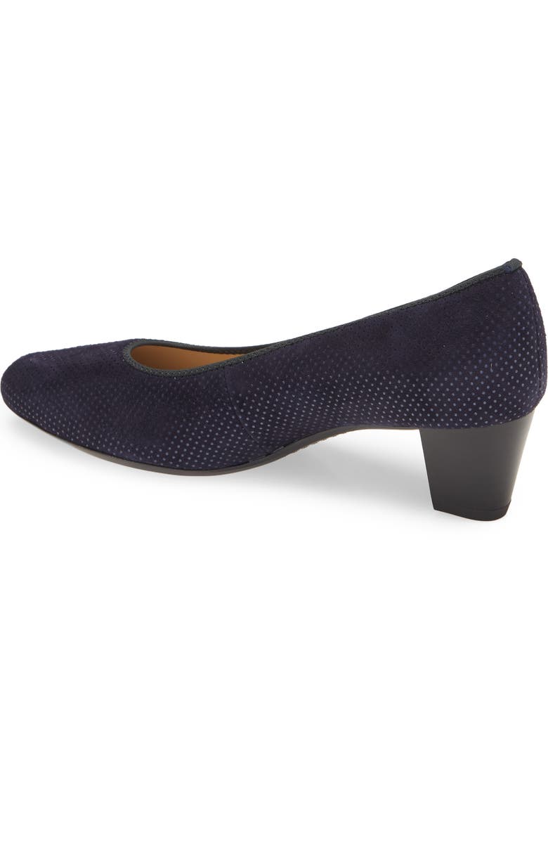 ara Kelly Pump, Alternate, color, Navy Punti Suede