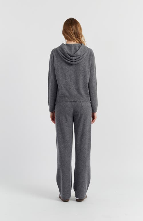 Chinti & Parker Pure Cashmere Zip Hoodie In Gray
