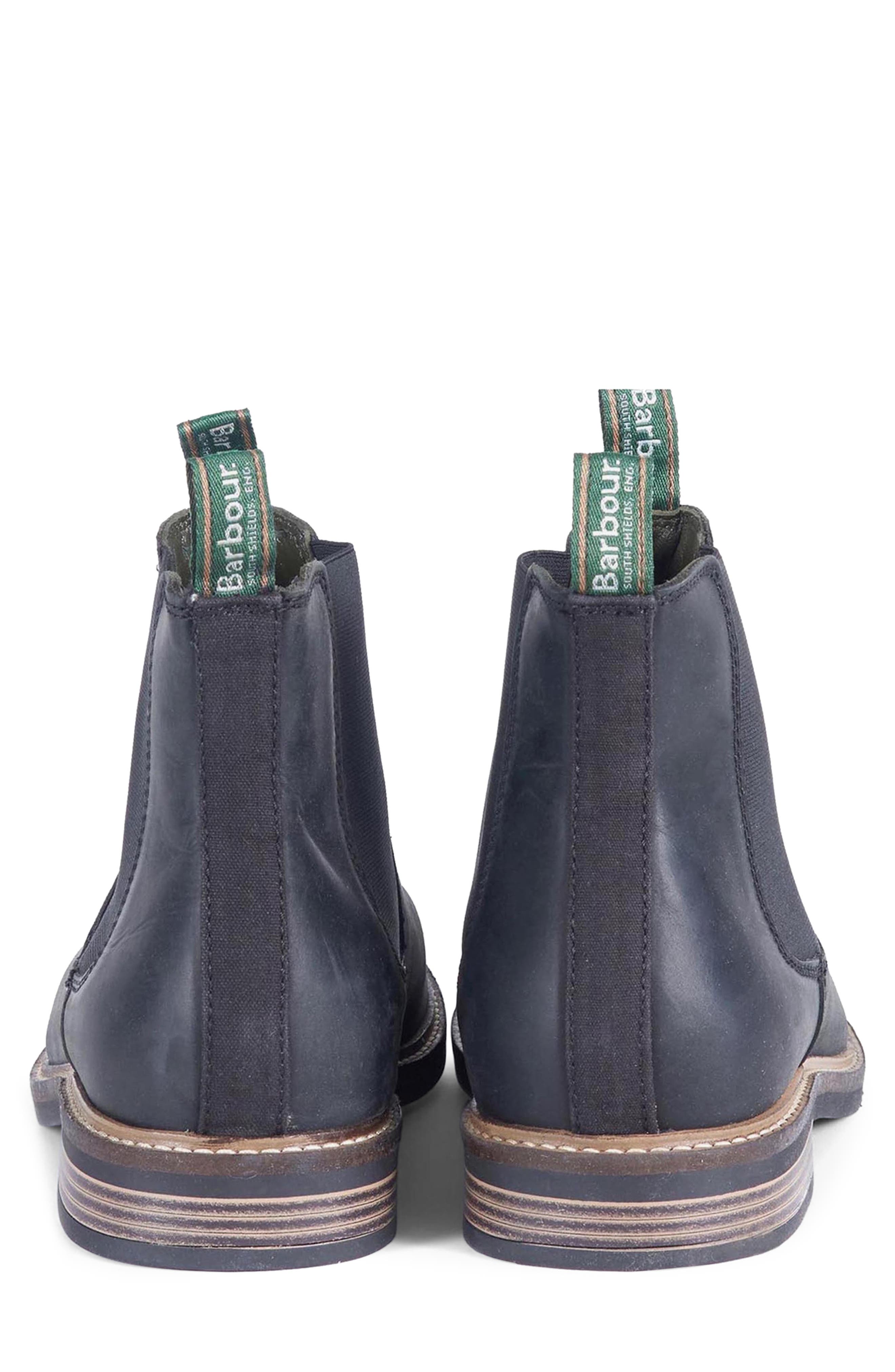 Barbour Farsley Chelsea Boot, Alternate, color, Black