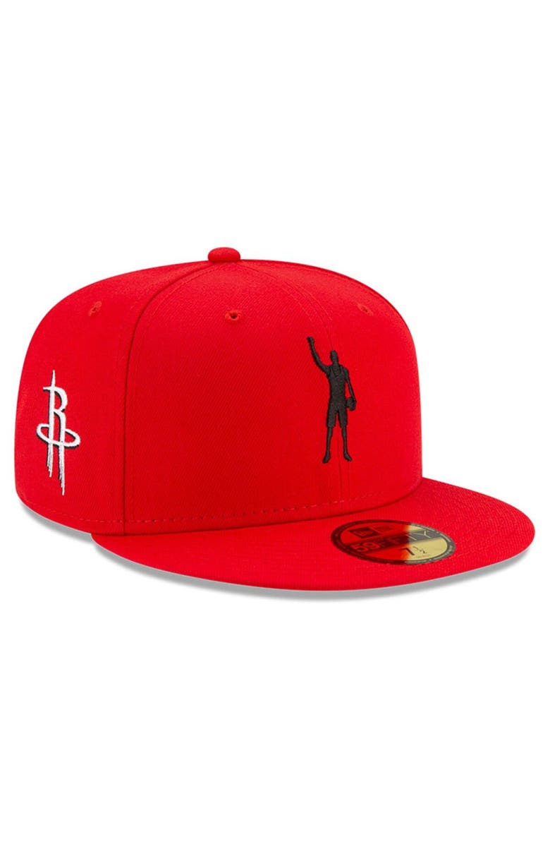 New Era Men's New Era x Compound Red Houston Rockets Play For Change OTC 59FIFTY Fitted Hat, Main, color,