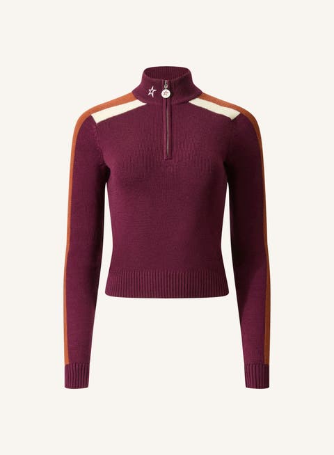 La Tour Merino Wool 1/4 Zip Sweater