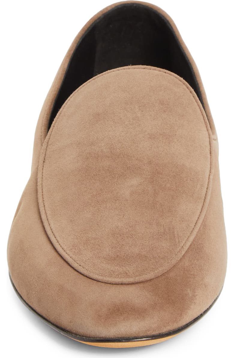 The Row Awar Loafer Flat, Alternate, color, Dark Taupe