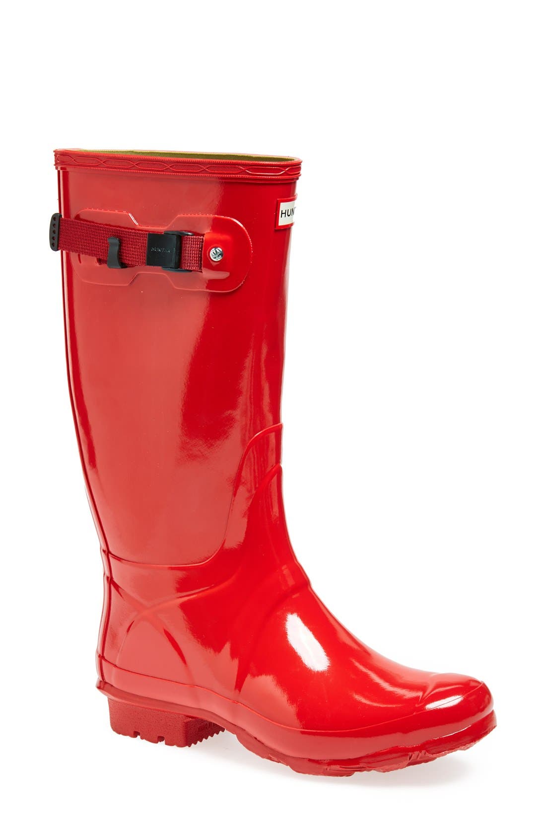 'Huntress' Boot, Main, color, PILLARBOX RED