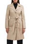 Single Breasted Leather Trench Coat