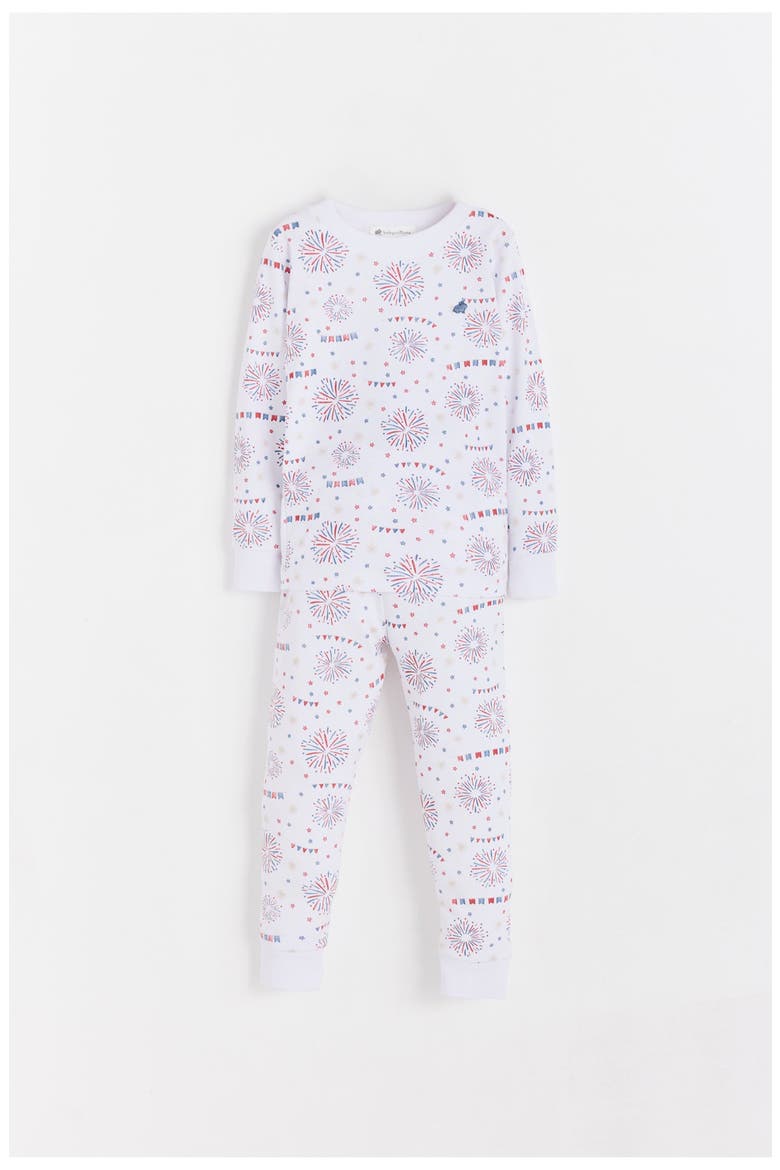 Atlanta Snug Fireworks Pajamas, Main, color, Printed