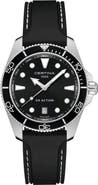 CERTINA DS Action Swiss Quartz Rubber Strap Watch, 40mm