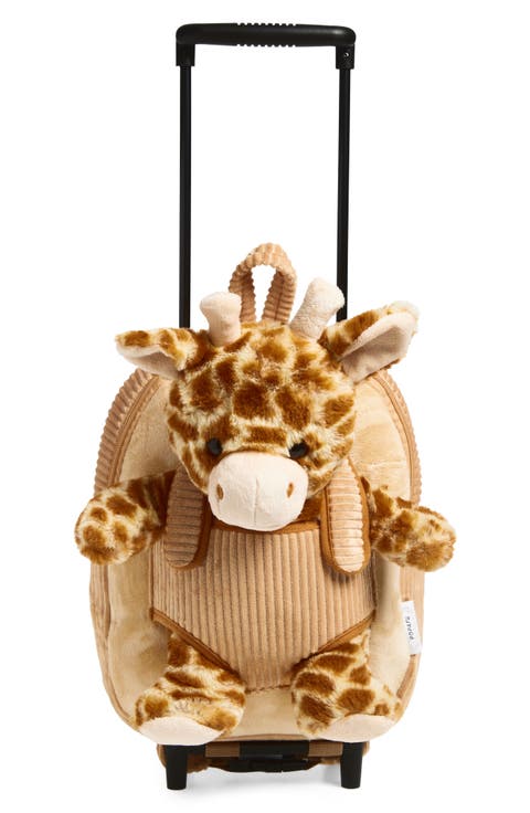 Kids' Giraffe Trolley Rolling Backpack