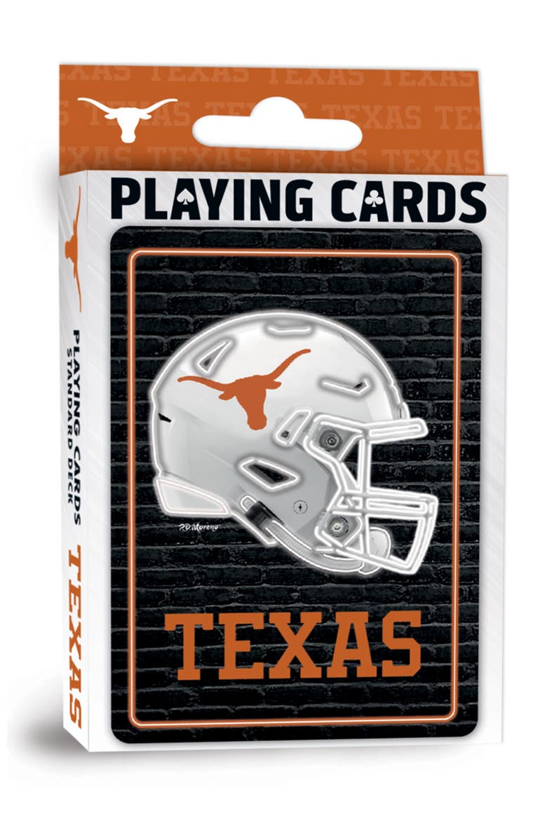 Texas Longhorns Neon Playing Cards, Main, color, Multicolor