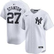 Nike Men's Nike Giancarlo Stanton White New York Yankees Home Limited Player Jersey